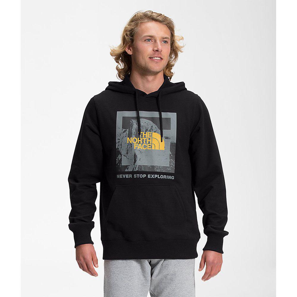 The North Face Recycled Climb Graphic Ανδρικα Φούτερ Hoodie - Μαυρα (HVNS14638)